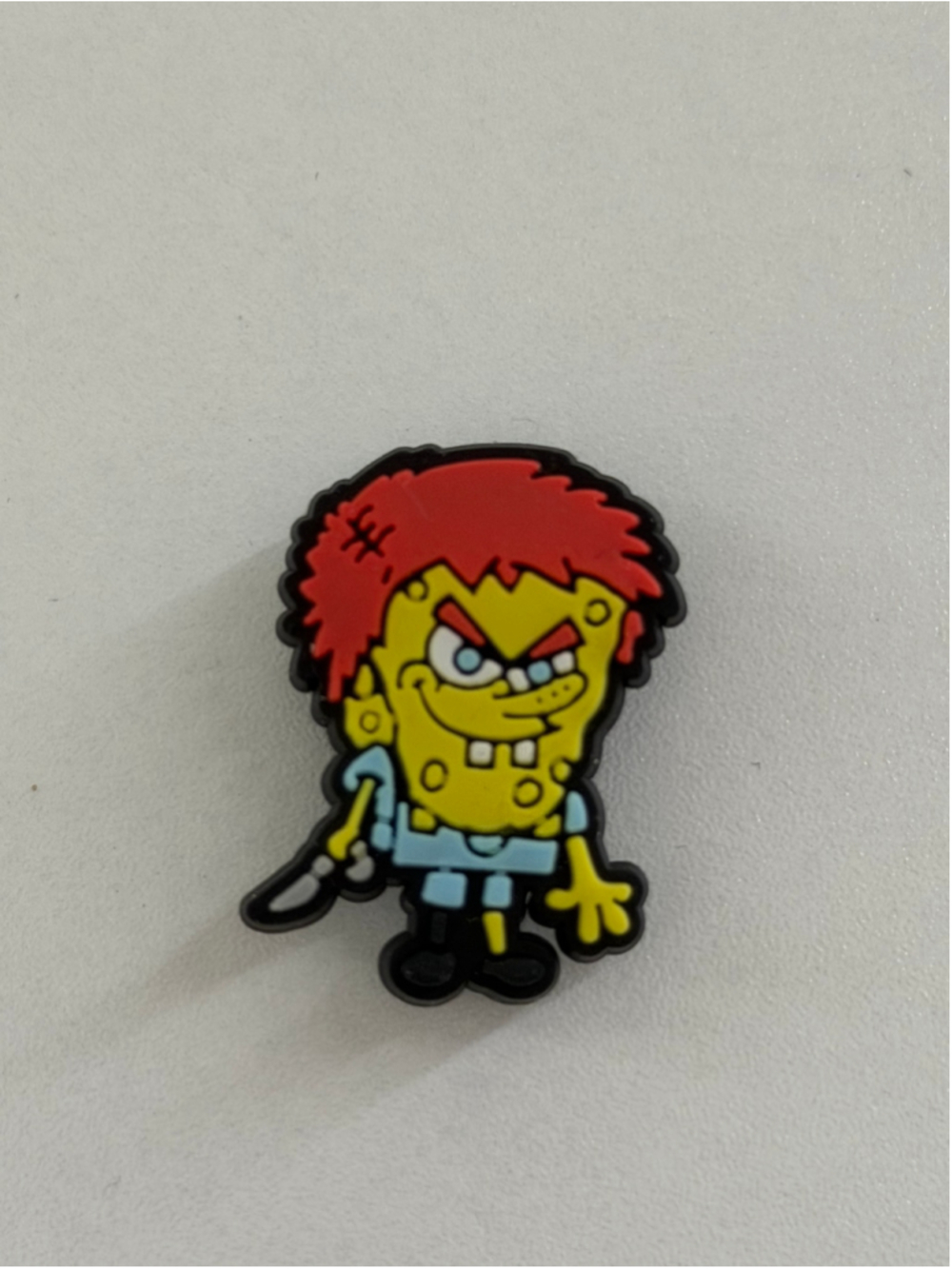 SpongeBob Chucky Horror Croc Compatible Shoe Charm Halloween Funny Cartoon